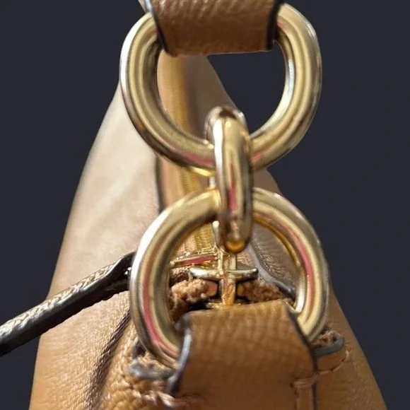 Coach Tan Leather Shoulder Bag - Picture 3 of 8